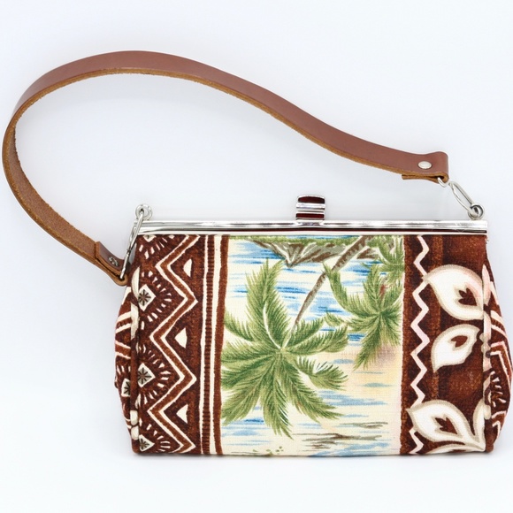 JEROME GRUET PARIS Tropical Print Vintage Baguette - Picture 8 of 14